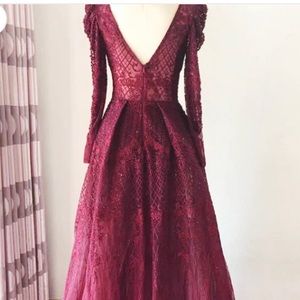 Burgundy Dress